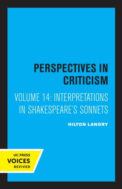 Interpretations in Shakespeare's Sonnets