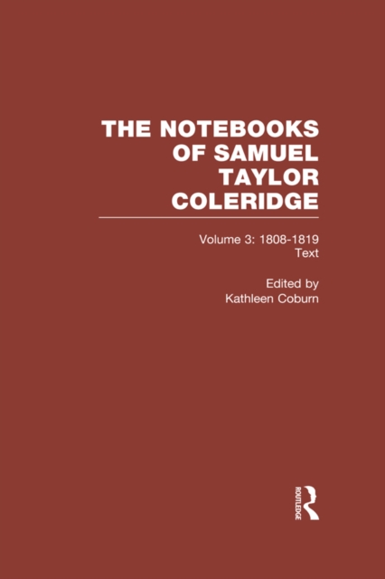 Coleridge Notebooks V3 Text