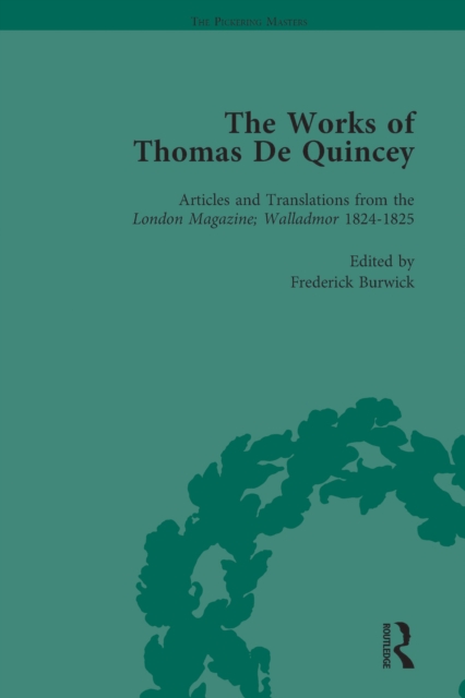 Works of Thomas De Quincey, Part I Vol 4