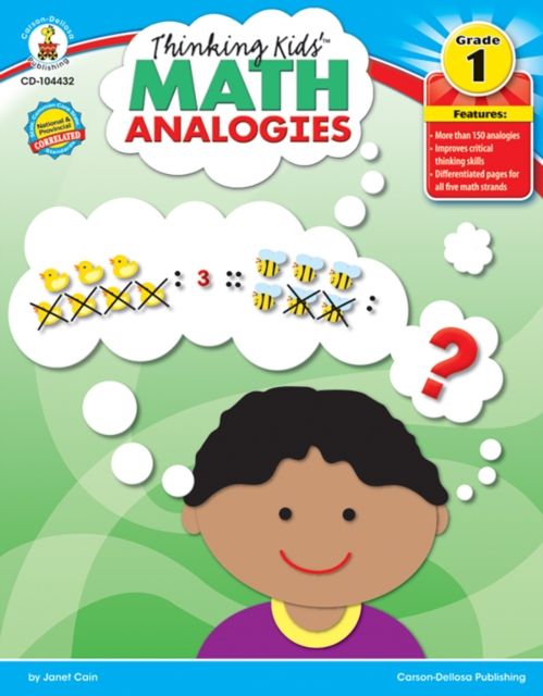 Thinking Kids'(TM) Math Analogies, Grade 1