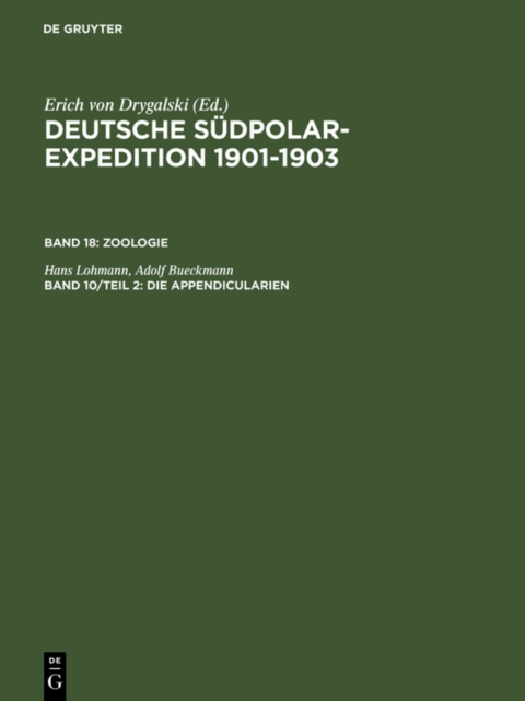 Die Appendicularien