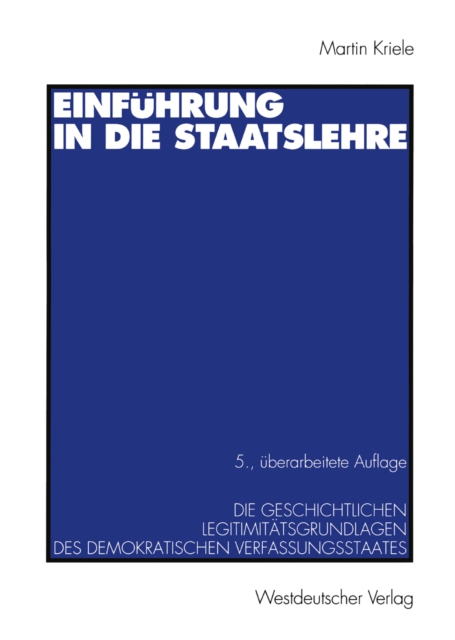 Einführung in die Staatslehre