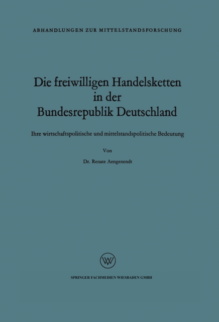 Die freiwilligen Handelsketten in der Bundesrepublik Deutschland