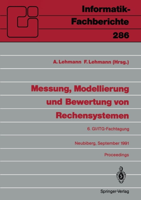 Messung, Modellierung und Bewertung von Rechensystemen