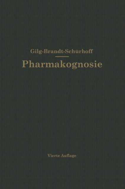 Lehrbuch der Pharmakognosie