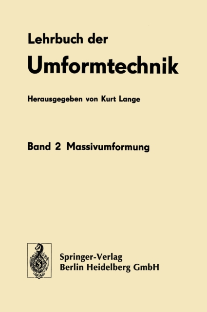 Lehrbuch der Umformtechnik