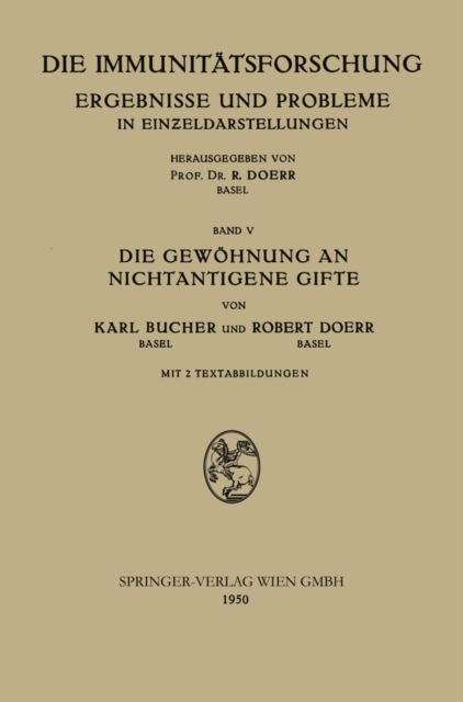Die Gewöhnung an Nichtantigene Gifte