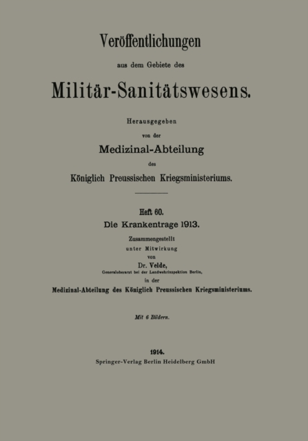 Die Krankentrage 1913