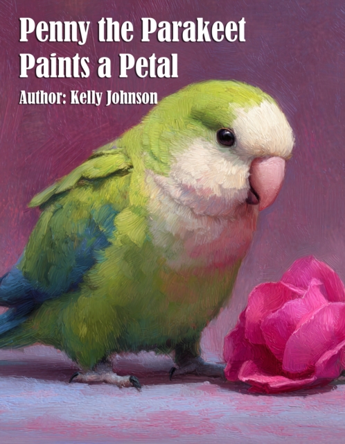Penny the Parakeet Paints a Petal
