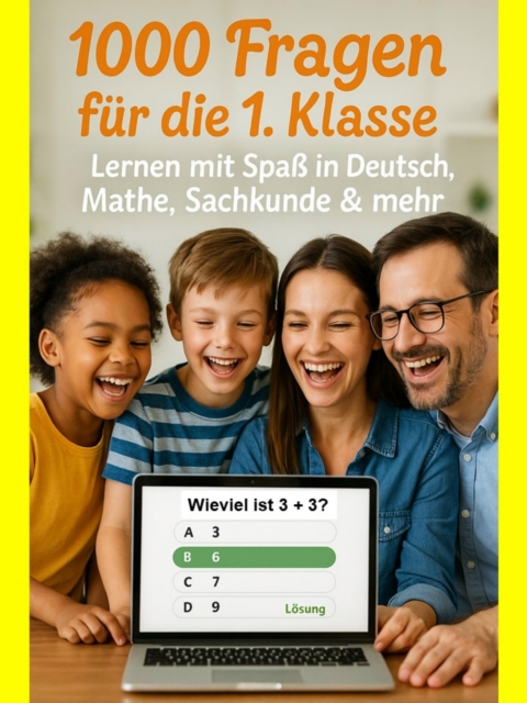 1000 Fragen fur die 1. Klasse: Lernen mit Spa in Deutsch, Mathe, Sachkunde & mehr