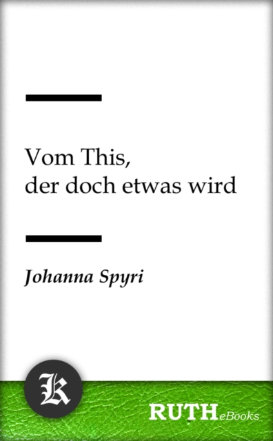 Vom This, der doch etwas wird