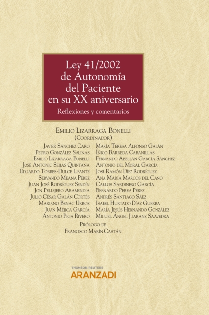 Ley 41/2002 de Autonomía del Paciente en su XX aniversario