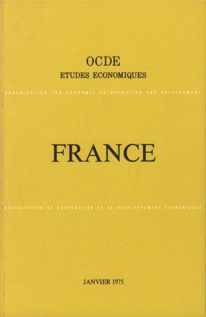 Etudes economiques de l'OCDE : France 1975