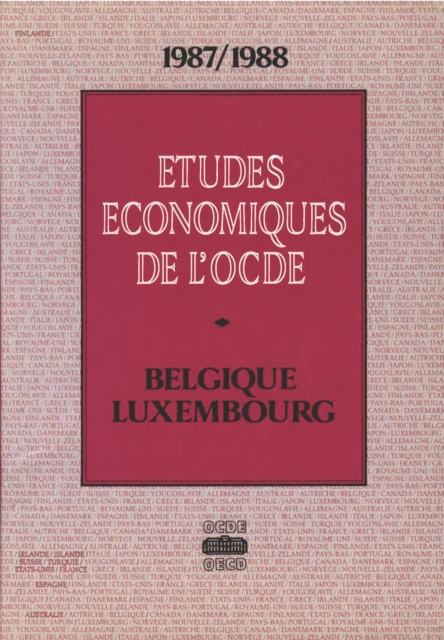 Etudes economiques de l'OCDE : Belgique 1988