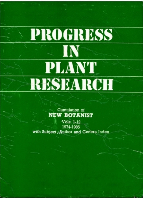 Progress In Plant Research Volume-3 (Part-I)