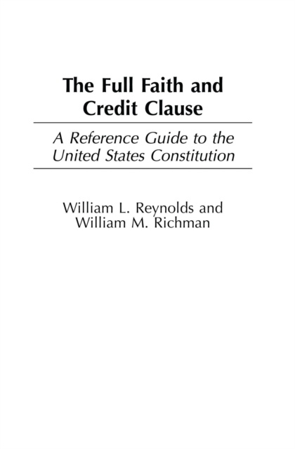 Full Faith and Credit Clause