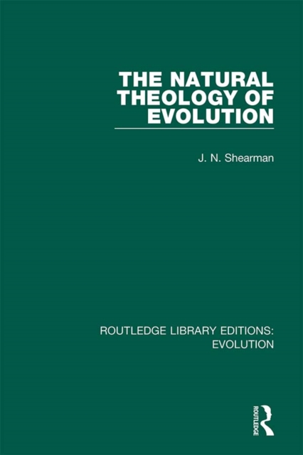 Natural Theology of Evolution
