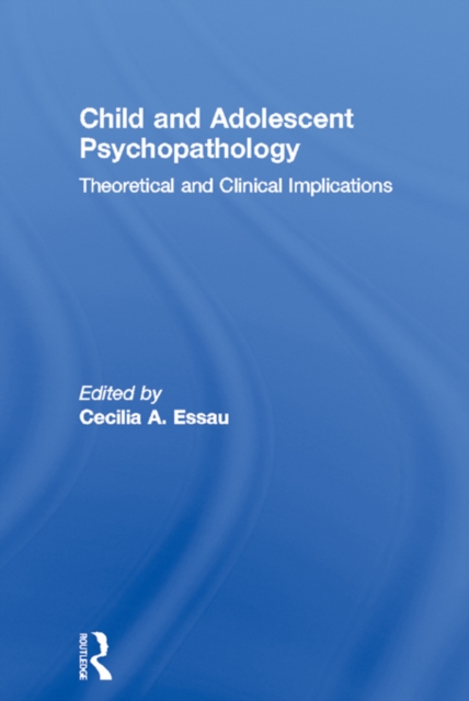 Child and Adolescent Psychopathology