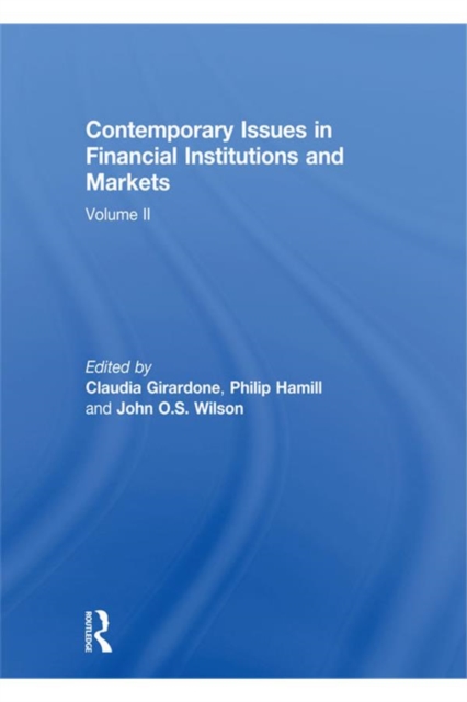 Contemporary Issues in Financial Institutions and Markets