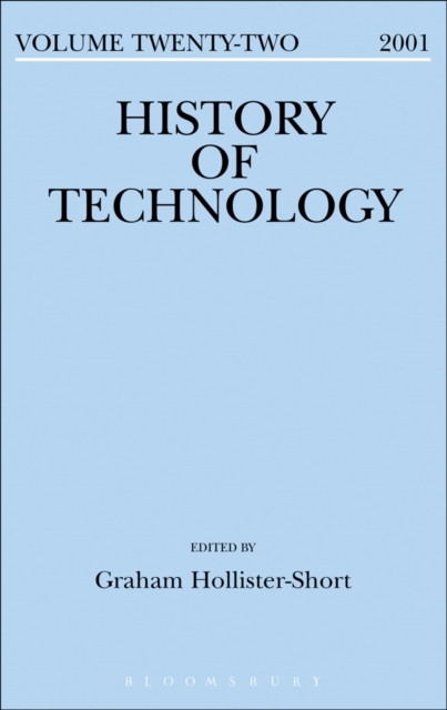 History of Technology Volume 22