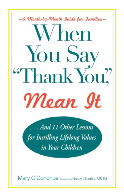 When You Say 'thank You,' Mean It