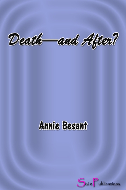 Death--and After?