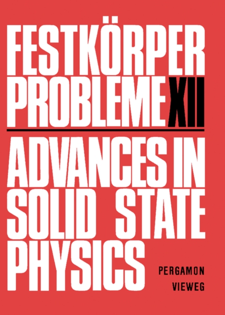 Advances in Solid State Physics