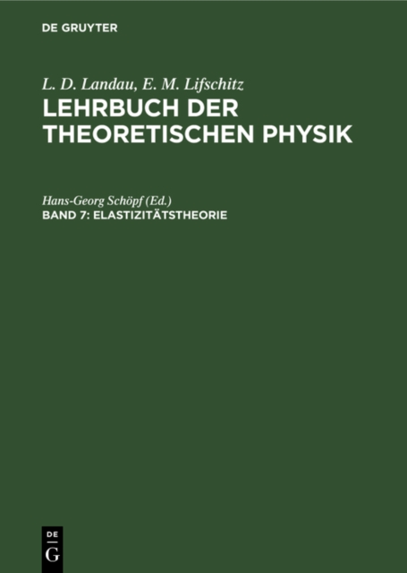 Elastizitatstheorie