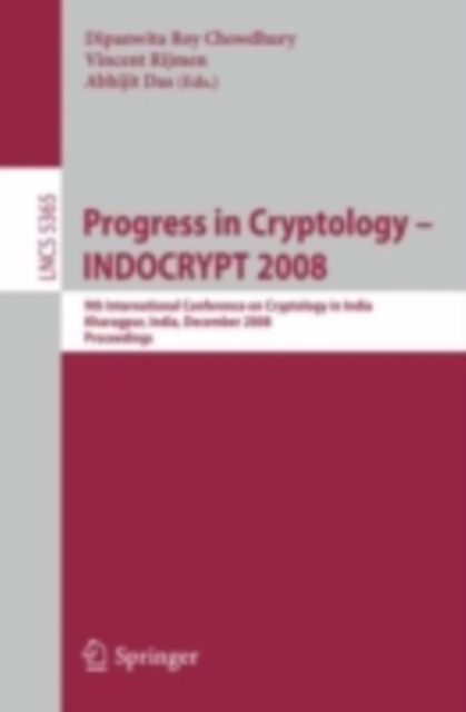 Progress in Cryptology - INDOCRYPT 2008