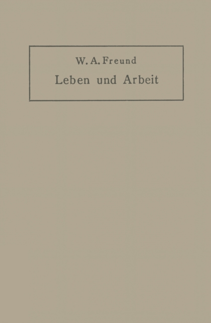 Leben und Arbeit