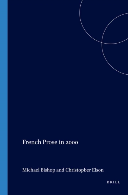 French Prose in 2000