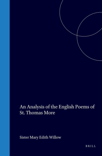 Analysis of the English Poems of St. Thomas More