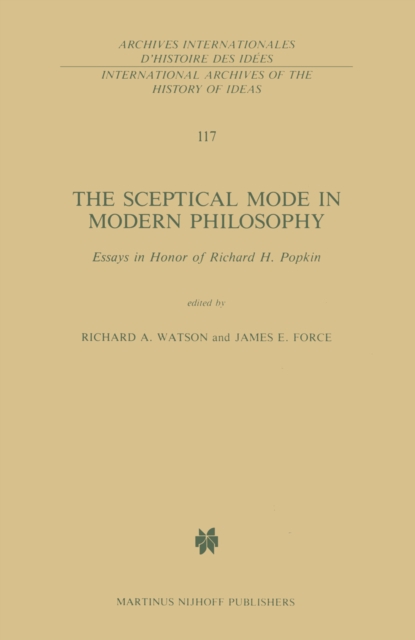 Sceptical Mode in Modern Philosophy