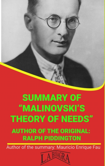 Summary Of &quote;Malinovski's Theory Of Needs&quote; By Ralph Piddington
