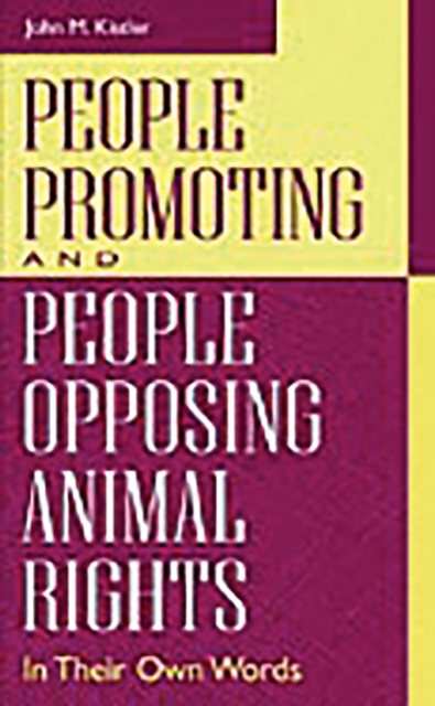 People Promoting and People Opposing Animal Rights