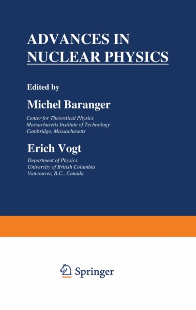 Advances in Nuclear Physics