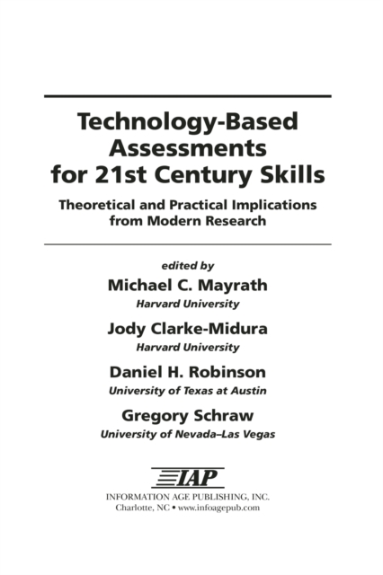 Technology-Based Assessments for 21st Century Skills