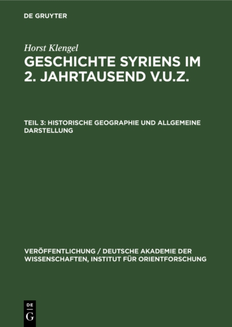 Historische Geographie und allgemeine Darstellung