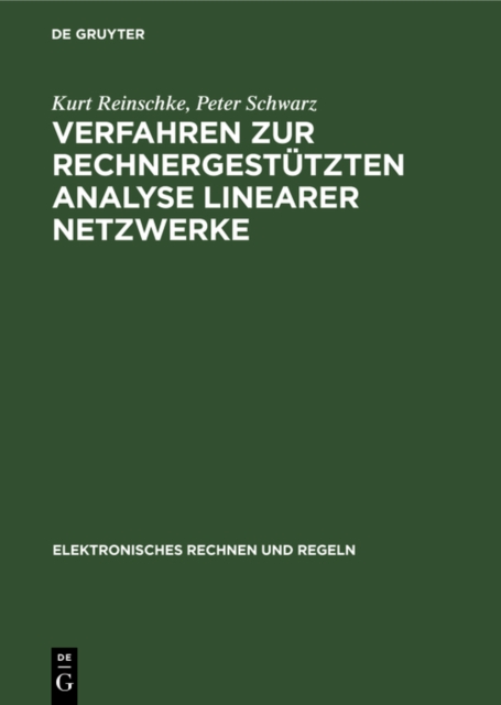 Verfahren zur rechnergestutzten Analyse linearer Netzwerke
