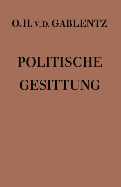 Politische Gesittung