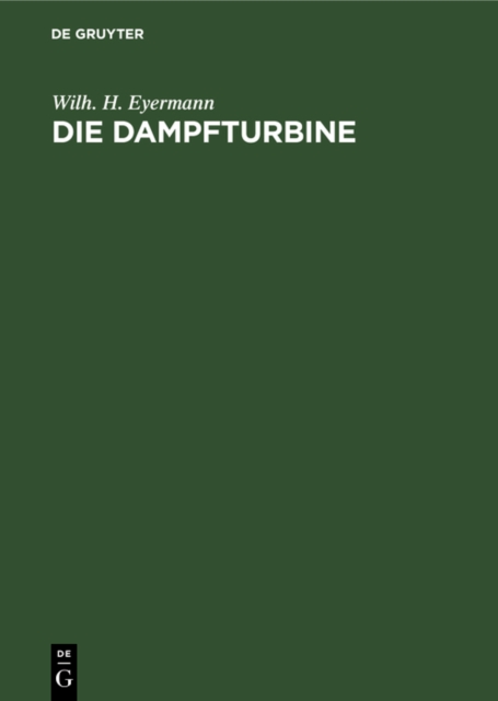 Die Dampfturbine
