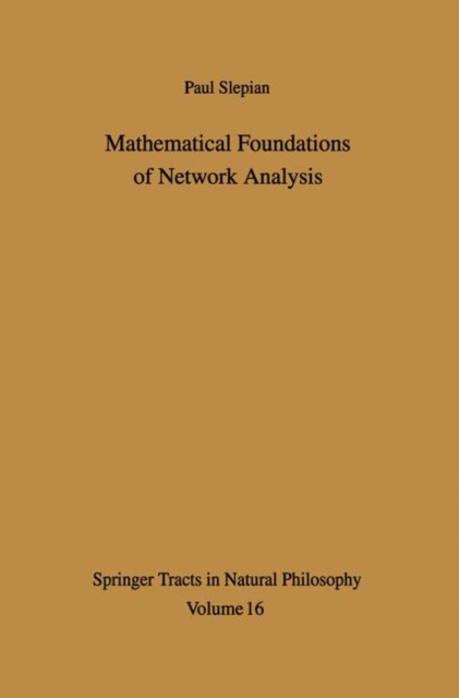 Mathematical Foundations of Network Analysis