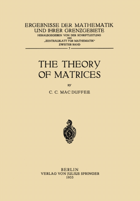 Theory of Matrices