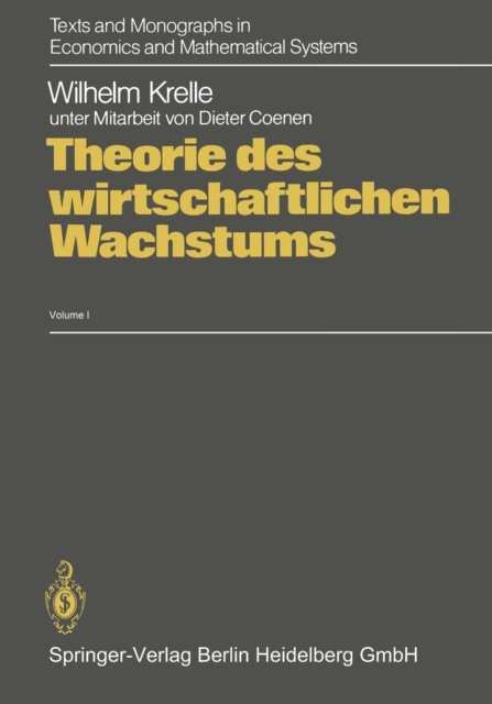 Theorie des wirtschaftlichen Wachstums