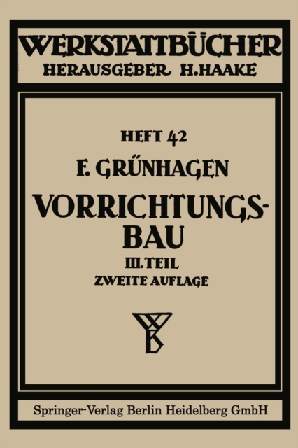 Der Vorrichtungsbau