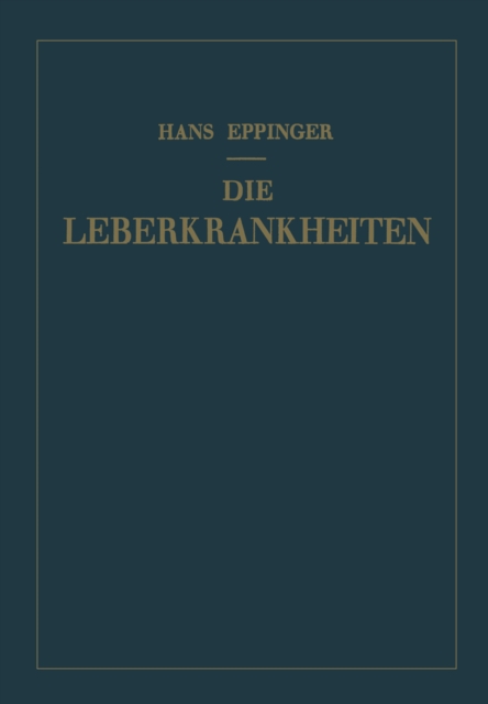 Die Leberkrankheiten