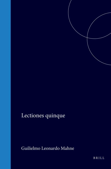 Dan. Wyttenbachii Lectiones quinque