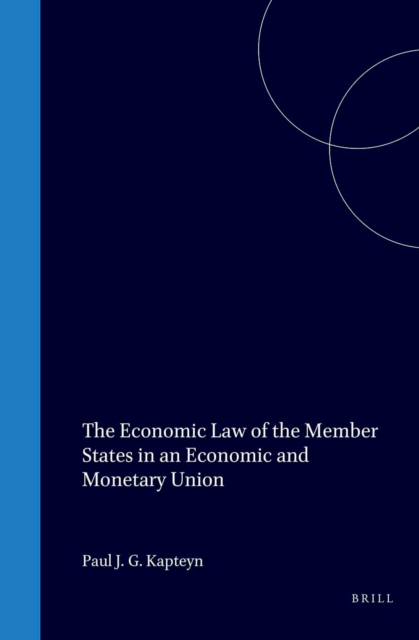 economic law of the member states in an economic and monetary union