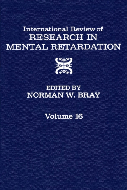 International Review of Research in Mental Retardation