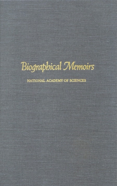 Biographical Memoirs